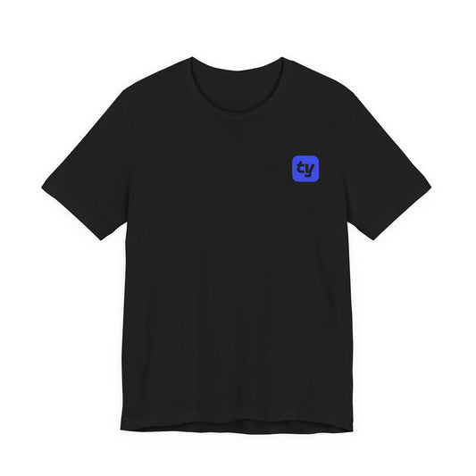 The Yard Never Sleeps T‑Shirt — Bold Blue Typography Athletic Tee