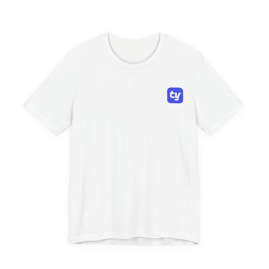 The Yard Never Sleeps T‑Shirt — Bold Blue Typography Athletic Tee