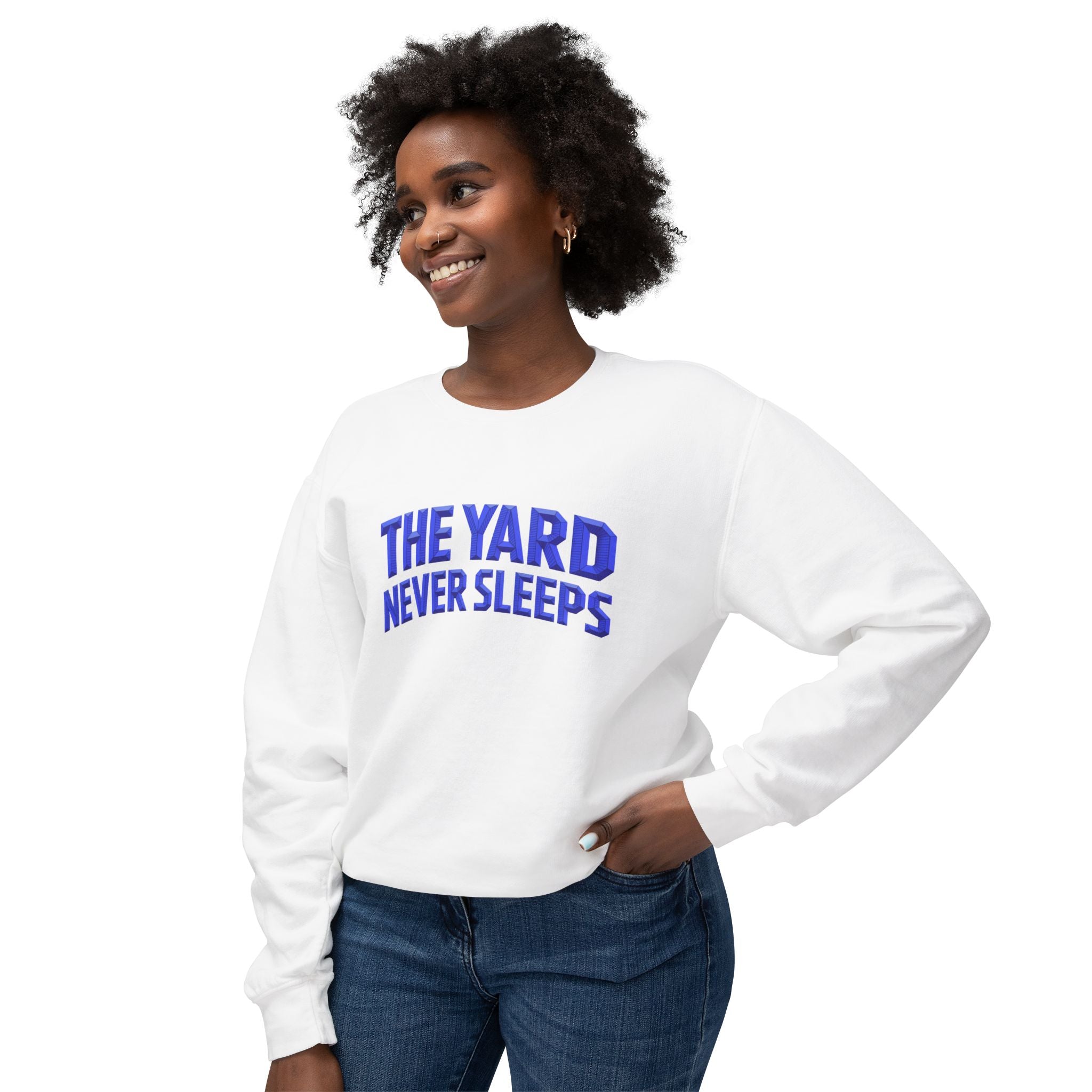 The Yard Never Sleeps Crewneck Sweatshirt