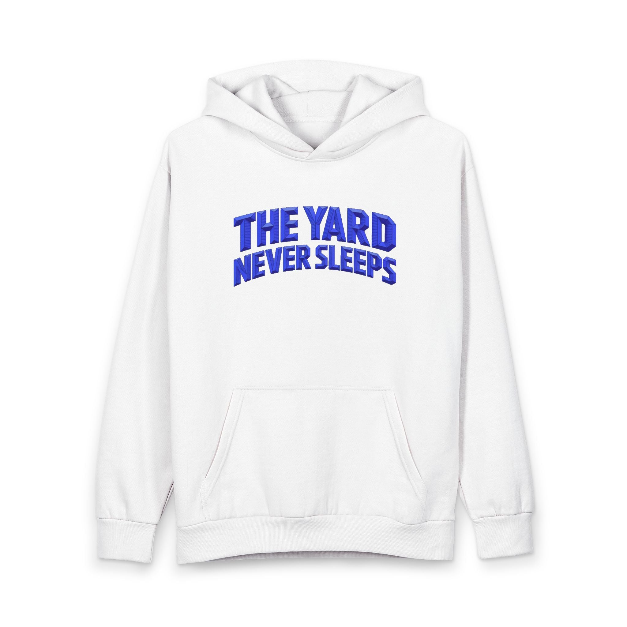 Hoodie — "The Yard Never Sleeps" Graphic Pullover