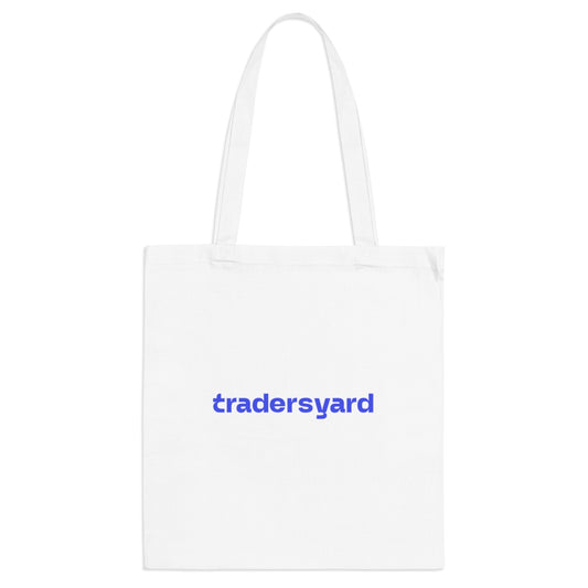 Tote Bag — Minimal "tradersyard" Logo Cotton Tote | Eco Market & Everyday Carry