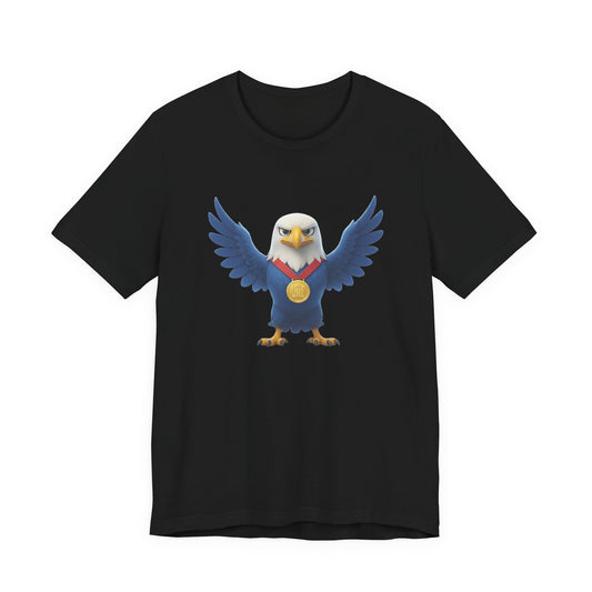 Patriotic Eagle Medal T-Shirt