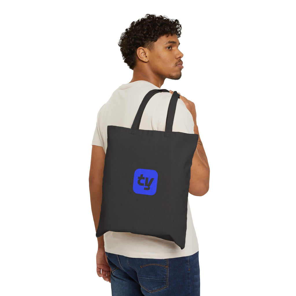 The Yard Never Sleeps Cotton Tote Bag — Durable Canvas Grocery & Everyday Carry Bag