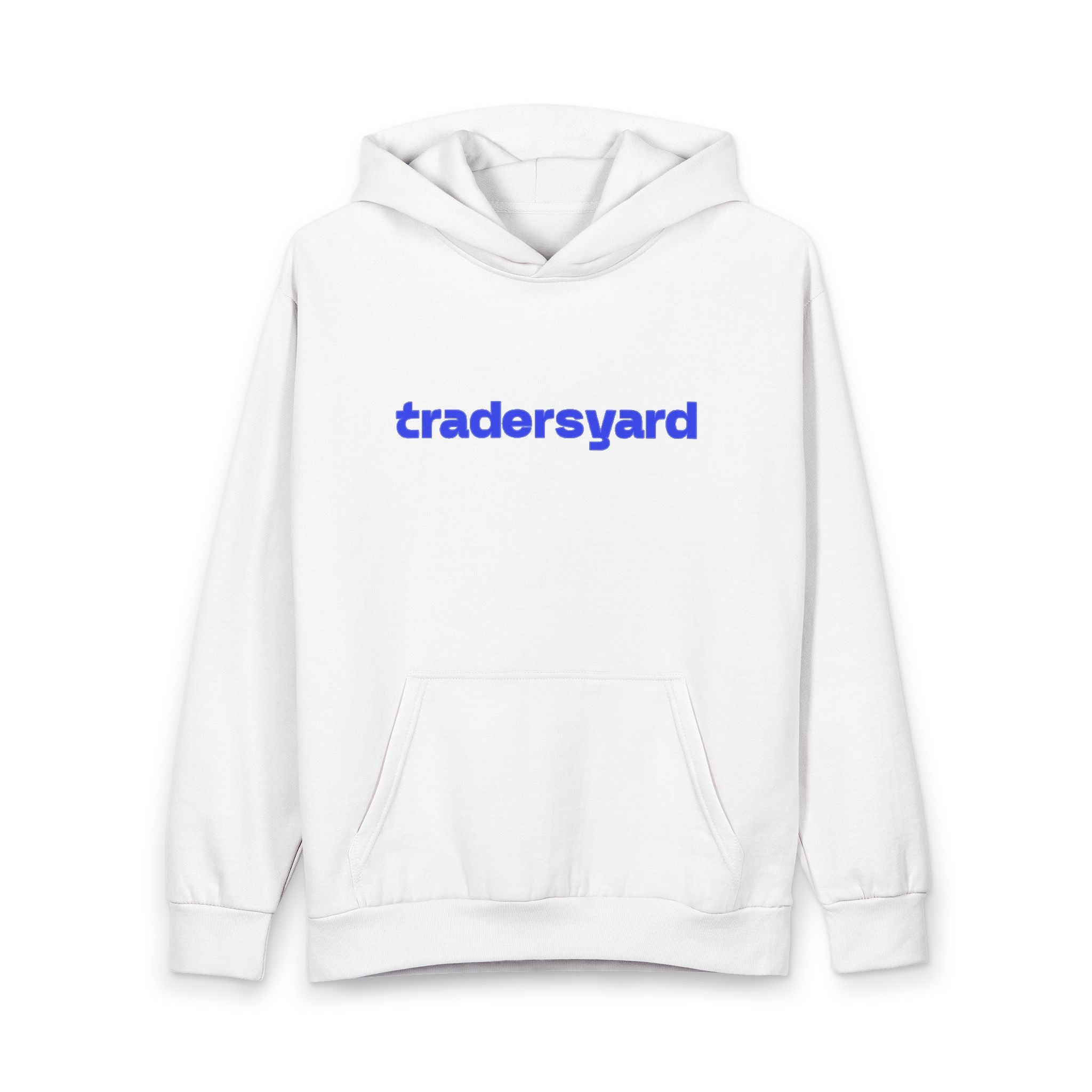 Hoodie — Minimal "tradersyard" Logo Pullover