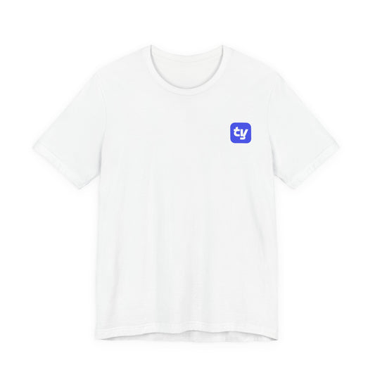 The Yard Never Sleeps T‑Shirt — Bold Blue Typography Athletic Tee