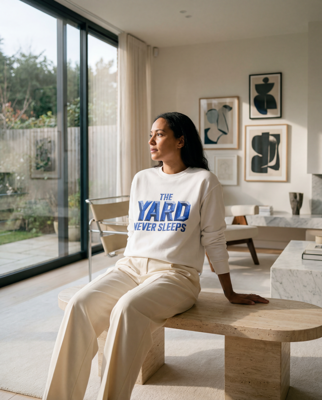 Yard Never Sleeps Crewneck