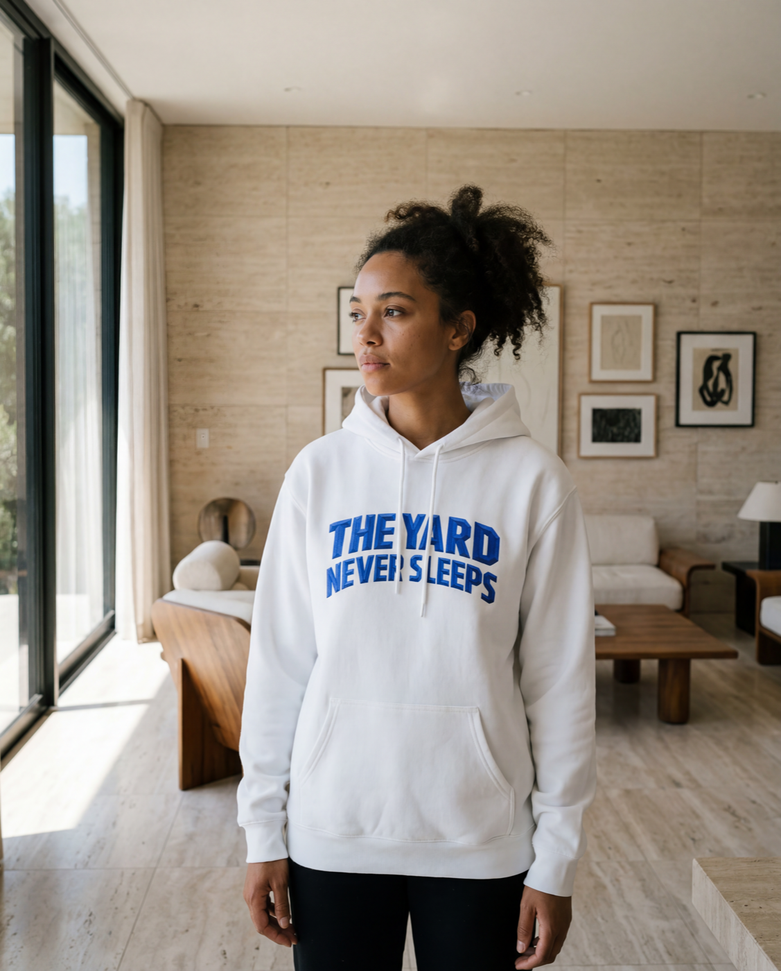 Never Sleeps Graphic Pullover